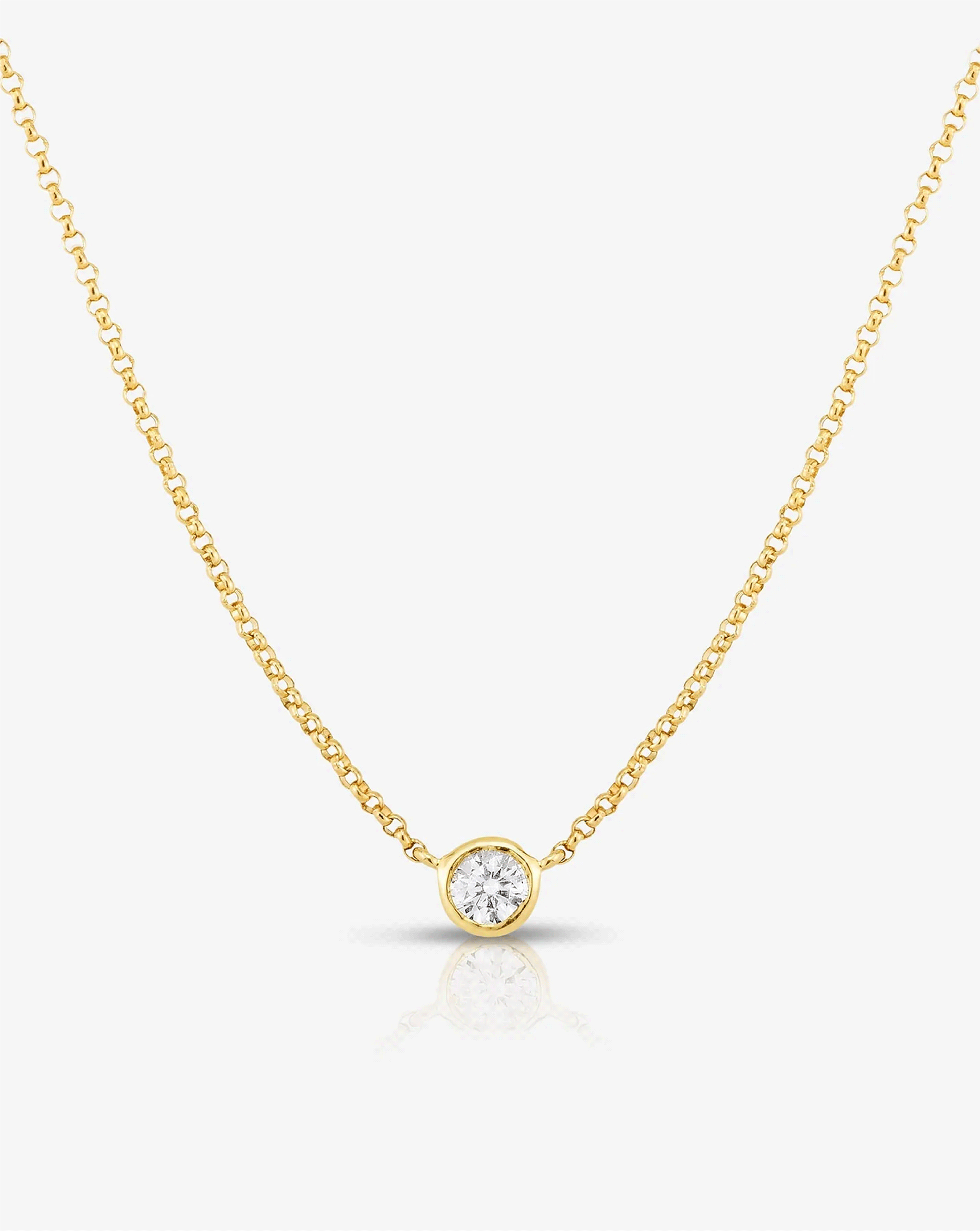 Amazon.com: Tewiky Gold Necklace for Women, 14K Gold Plated Diamond  Solitaire Necklaces Dainty Gold Necklace Small Cute Necklaces Aesthetic  Simple Cubic Zirconia Pendant Necklace Gold Jewelry for Women Girls:  Clothing, Shoes &